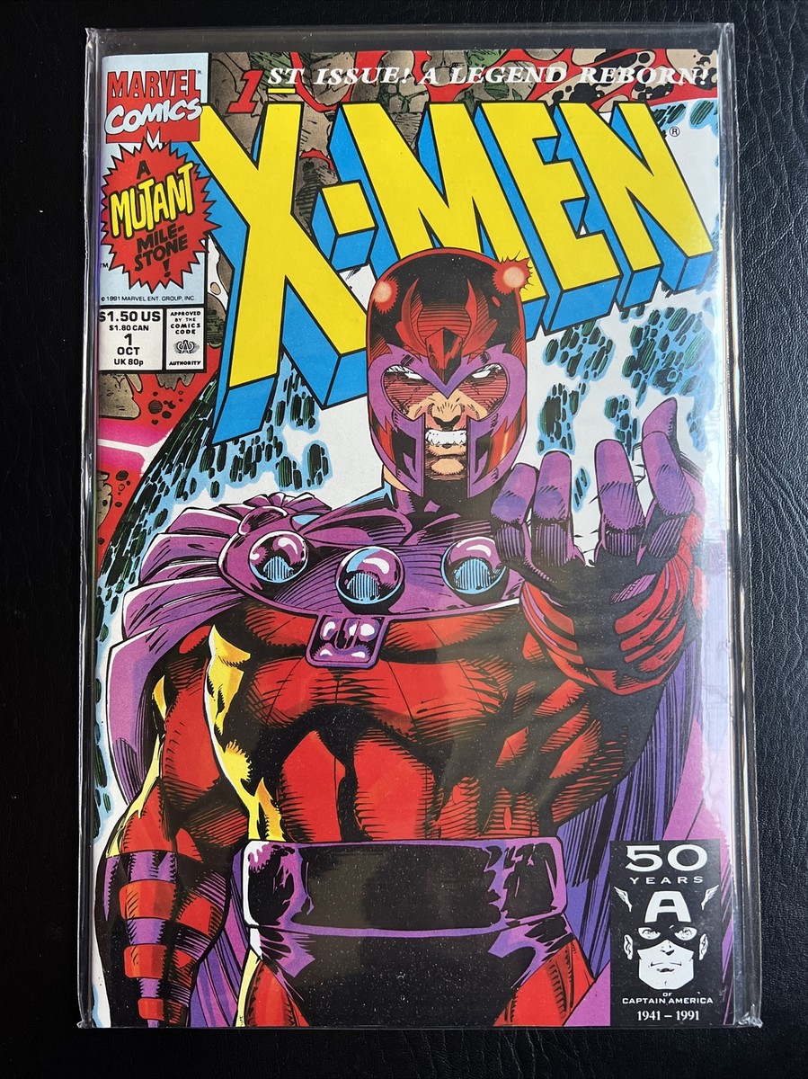 X-Men #1 Marvel Comics Jim Lee 1991 Magneto Cover NM+🔥🔥🔑 | eBay