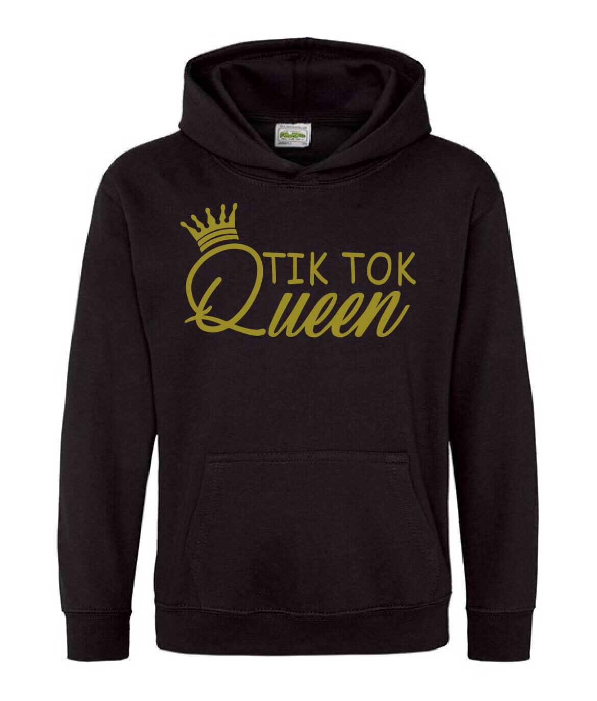 TIK TOK QUEEN Hood online Funny Kids BOYS/GIRLS/ADULTS Hoodie