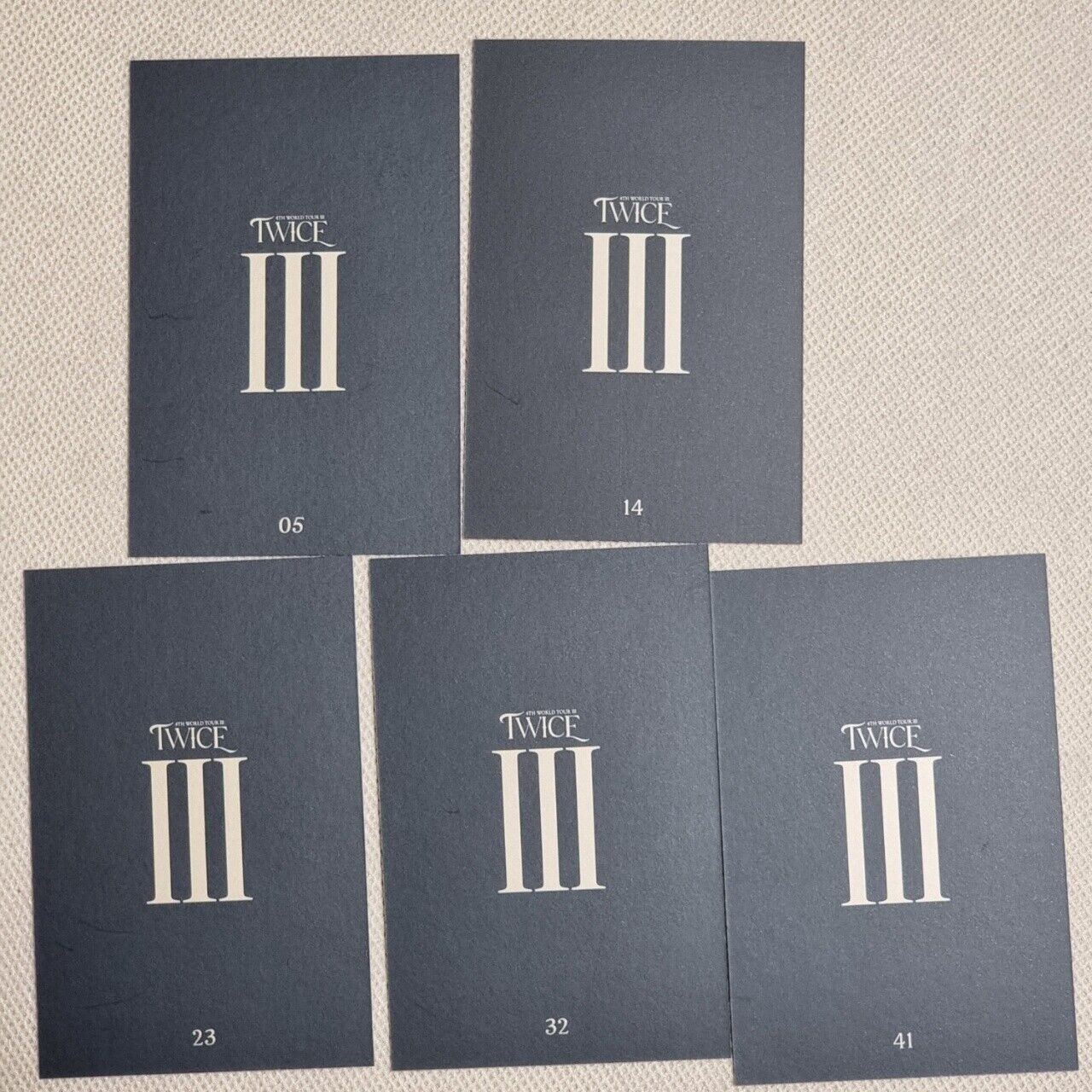 CD K-POP/アジア [TWICE] OFFICIAL TWICE 4TH WORLD TOUR Ⅲ TRADING CARD SET - JIHYO