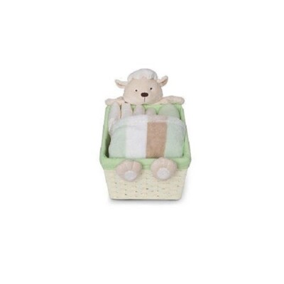Little Boutique Plush Character Basket Sheep