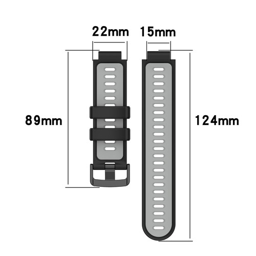 Correa de pulsera para reloj Garmin Forerunner 220 630 735XT - Imagen 3 de 17