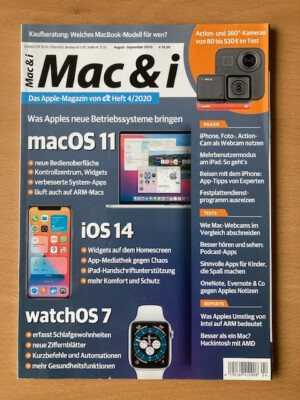 c't Mac & i  Mac&i Heft4 2020 macOS11 iOS14 watchOS7