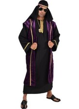 Scheich Araber Kutte Tunika Kostüm Scheichkostüm Orient Robe Kaftan Araberkostüm