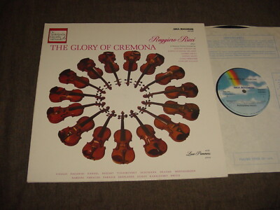 PRIVATE Ruggiero Ricci violin, Pommers piano: The Glory of Cremona. GATEFOLD, M 