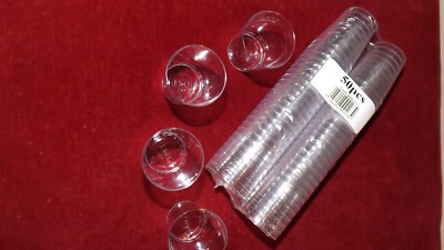 100 Schnapsbecher Medizinbecher Stamperl Schnapsgläser '' PS '' Eichstrich   2 CL