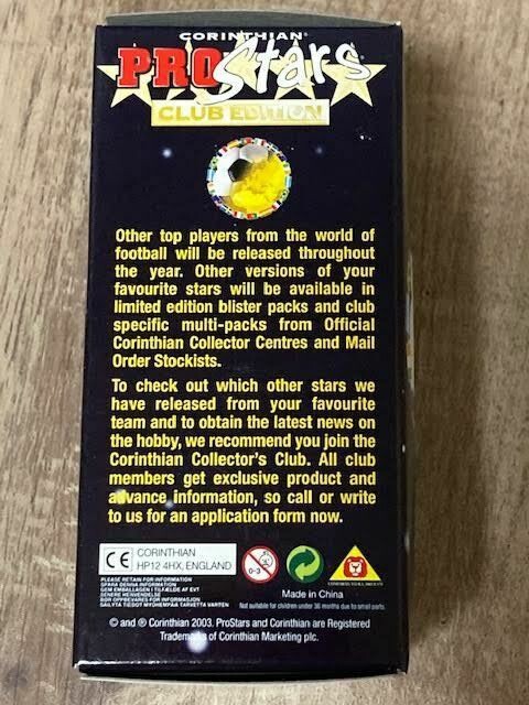 Corinthian ProStars Figure Club Edition Tribo West, Robbie Keane