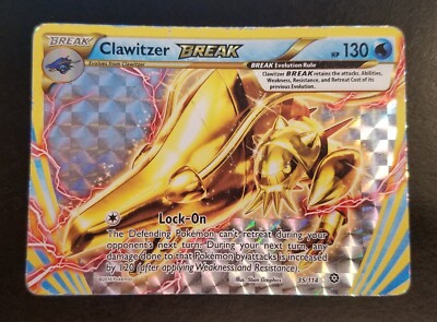 Clawitzer BREAK Ultra Rare Holo Steam Siege 35/114 - Pokemon Card | eBay