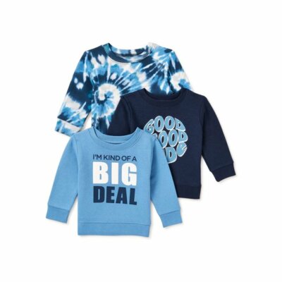Garanimals Baby Boy Fleece Top Multipack Set 3-Piece Size 18M NWT