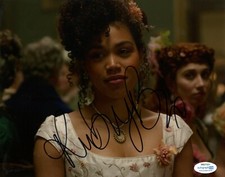 Ruby Barker Bridgerton Autographed Signed 8x10 Photo ACOA