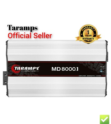 TARAMPS MD8000 2Ω TARAMPS MD8000 2Ω Taramps MD8000.1 8000W RMS Full Range Amplifier
