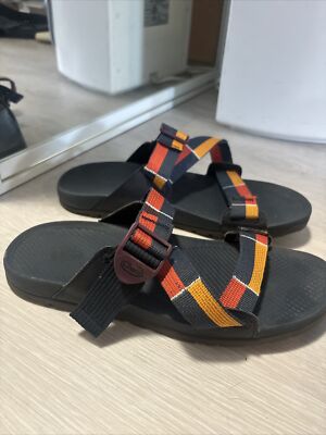 Chaco Lowdown Slide Navy Blue JCH 108023 Sandals Womens 9 | eBay display picture 2