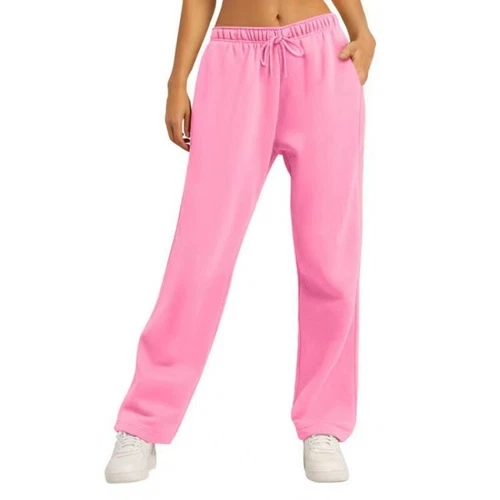 Womens Joggers Tracksuit Bottoms Close Hem Fleece Ladies Trousers Jogging Pants - Picture 12 of 13
