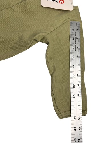 NWT PATPAT Size: 12-18 Mo One Piece Outfit Union suit Sleeper Unisex Sage Green - Picture 4 of 8