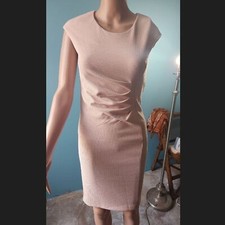RINASCIMENTO Gorgeous Light Pink Sleeveless Career Dress, Size M