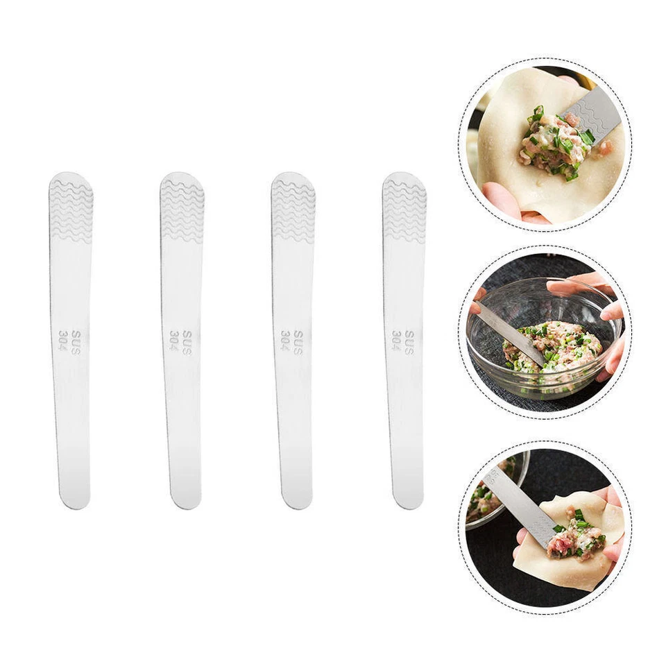 4pcs Ravioli Press Tool Pierogi Dumpling Maker Ravioli Stuffing Spoon - Image 2 of 4