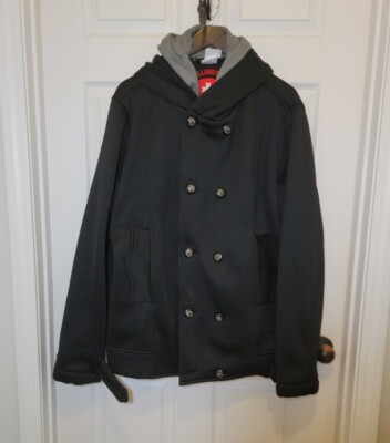 Wellensteyn Fabric Parka Shell Lined Jacket Coat Germany Black Men's Sz XXL READ