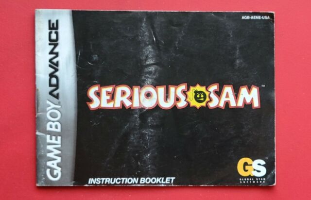 Serious Sam Advance (Nintendo Game Boy Advance, 2004) for sale 