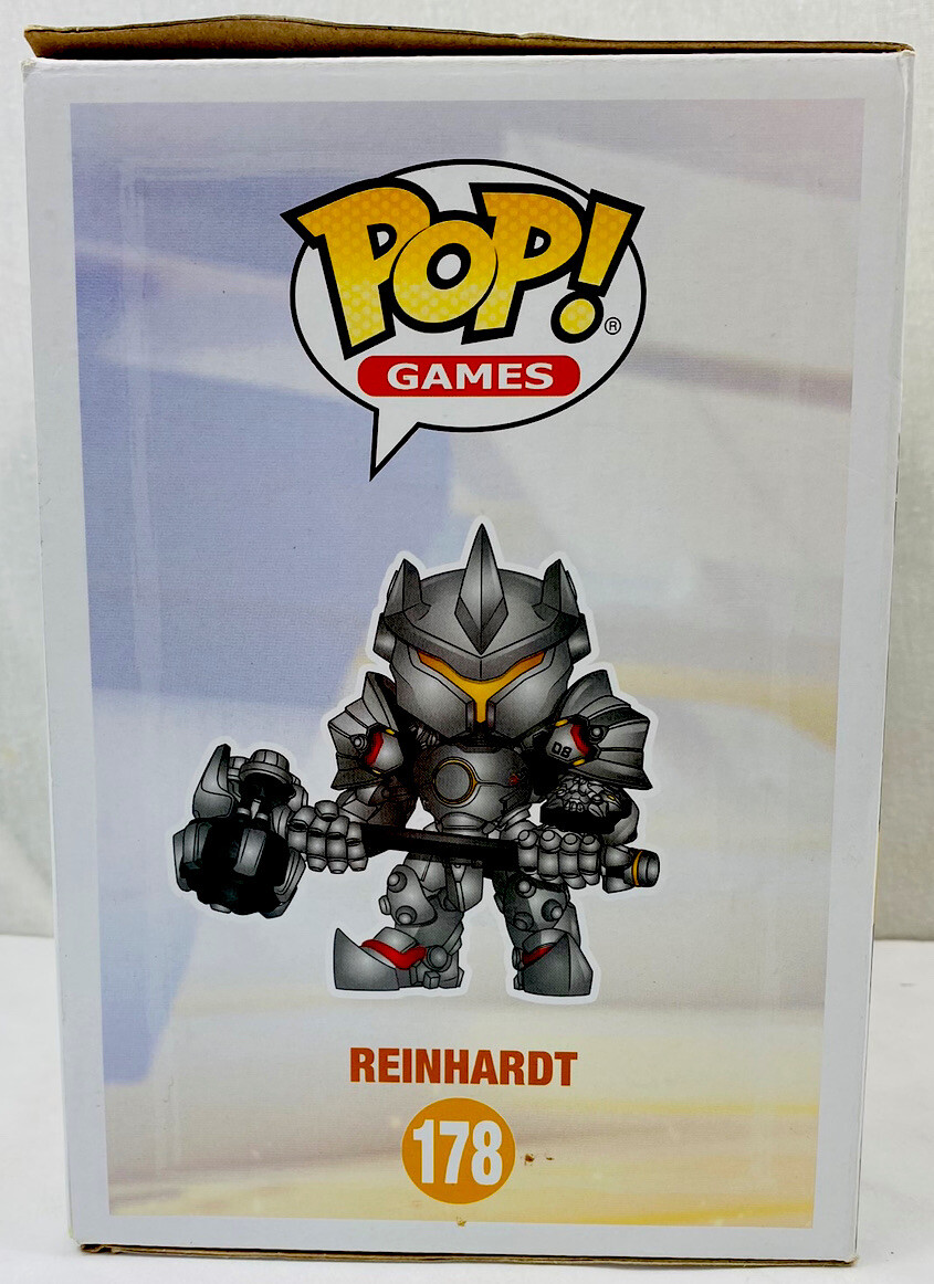 Funko Pop Games #178 Reinhardt Vinyl Figure from Overwatch