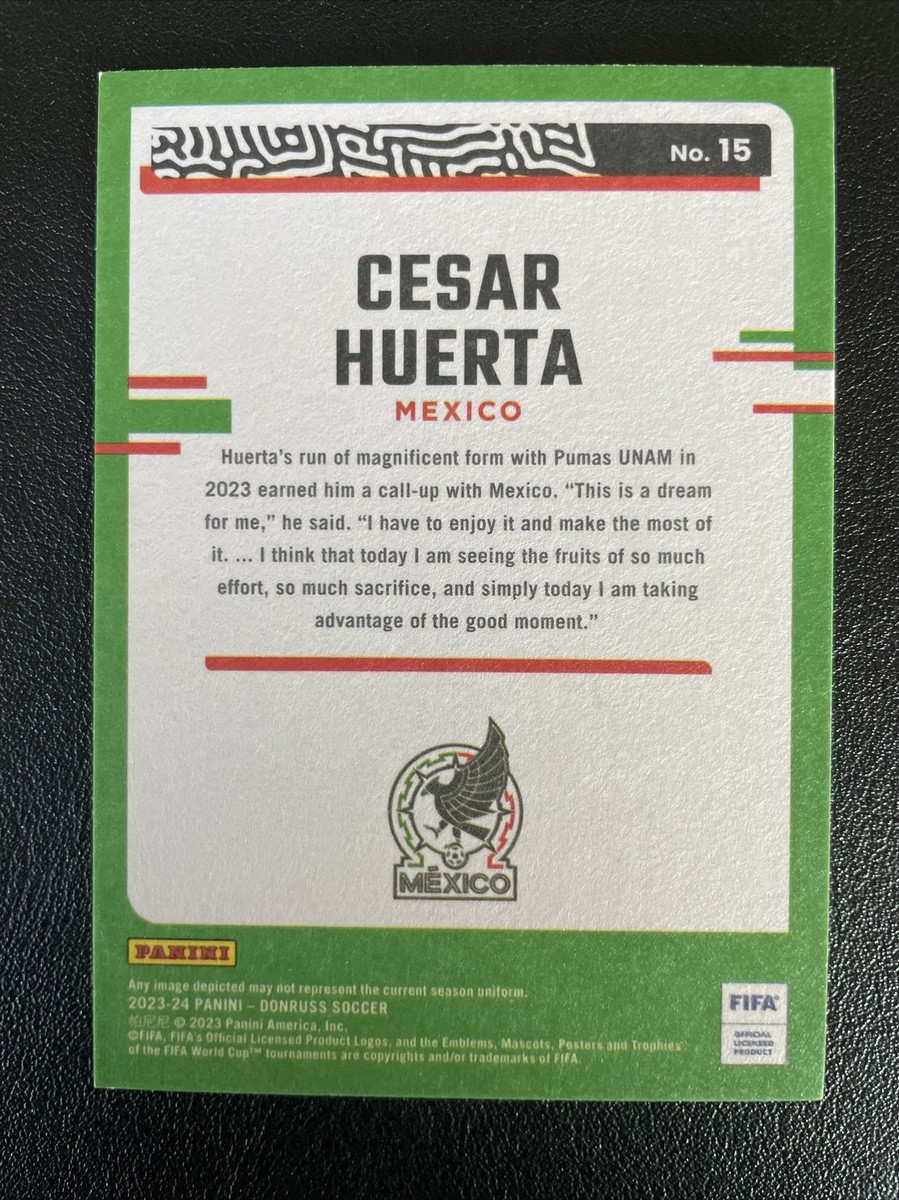 2023-24 Panini Donruss The Rookies Cesar Huerta Mexico