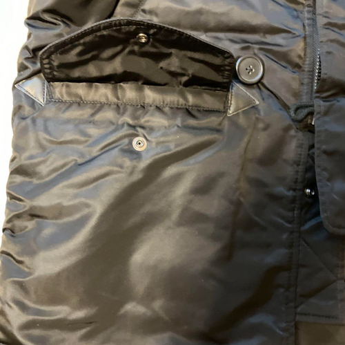Avirex N3B Flight Jacket Parka SizeXL Black Nylon Used FREE SHIPPING FROM JAPAN - Picture 10 of 20