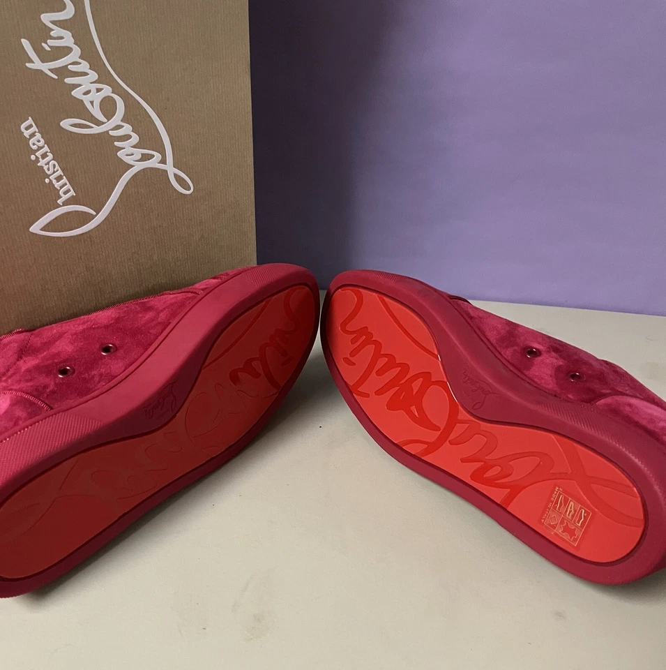 CHRISTIAN LOUBOUTIN Louis Junior Orlato Flat Veau Persan 41 全新带盒 — 第 4/4 张图片