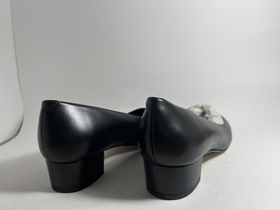 Heidi Pump: Black Leather | eBay