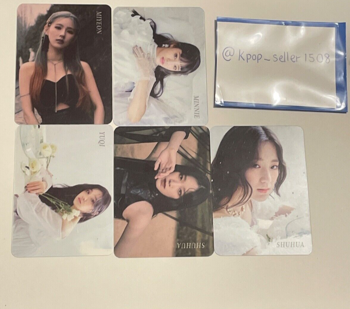 特典トレカ付き idle (G)I-DLE Oh My God 通常版 開封済み G)i-dle GI-DLE GIDLE G-IDLE I Trust Oh My God Transparent