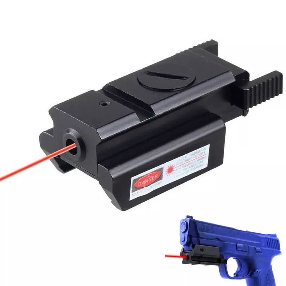 Low Profile red Laser Pistol sight Rail Mount Weaver Picatinny-Polymer 