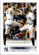 2022 TOPPS SERIES 2 FENWAY PARK FIREWORKS NEW YORK YANKEES #399