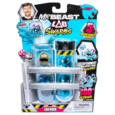 MRBEAST LAB SWARM Reagenzglas Labor LABOR 5 PK Micro Beast Hinzufügen von Wasser Reagenzglas Spielzeug