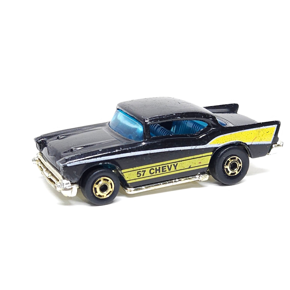 1976 HOT WHEELS 57' CHEVY CHEVROLET 1957 GOLD WHEELS VARIANT