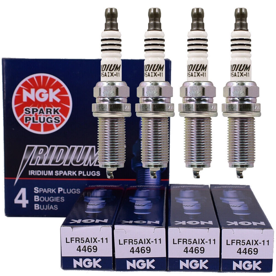 Juego de 6 bujías ngk 4469 LFR5AIX11 para Infiniti G35 07-03 V6-3,5L Foto 3 de 4