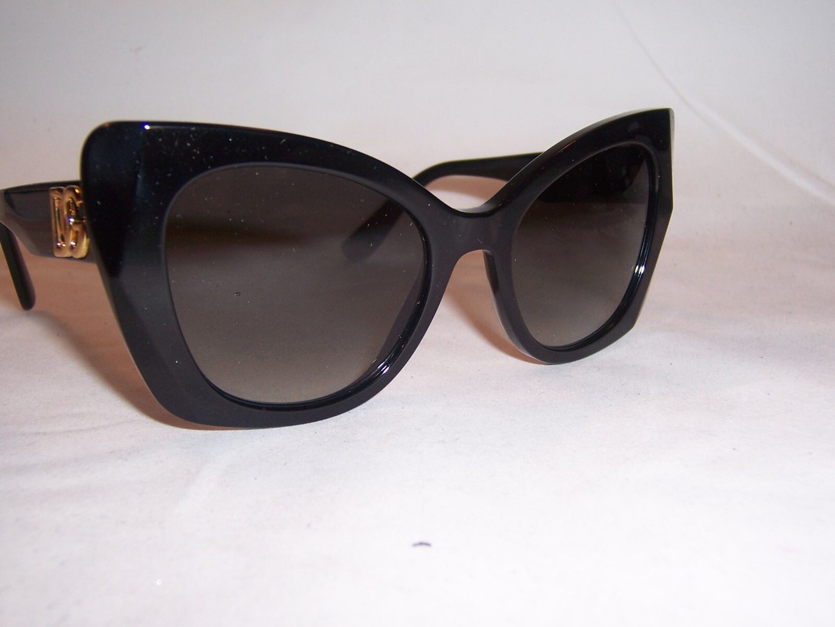 NEW DOLCE & GABBANA SUNGLASSES DG 4405 501/8G BLACK/GREY 