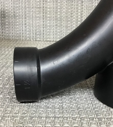 3”X3”X1 1/2” Mozzo Nero Sanitario Riduzione Spazzatrice Tee NIBCO 5812-LR Nuovo - Foto 3 di 4