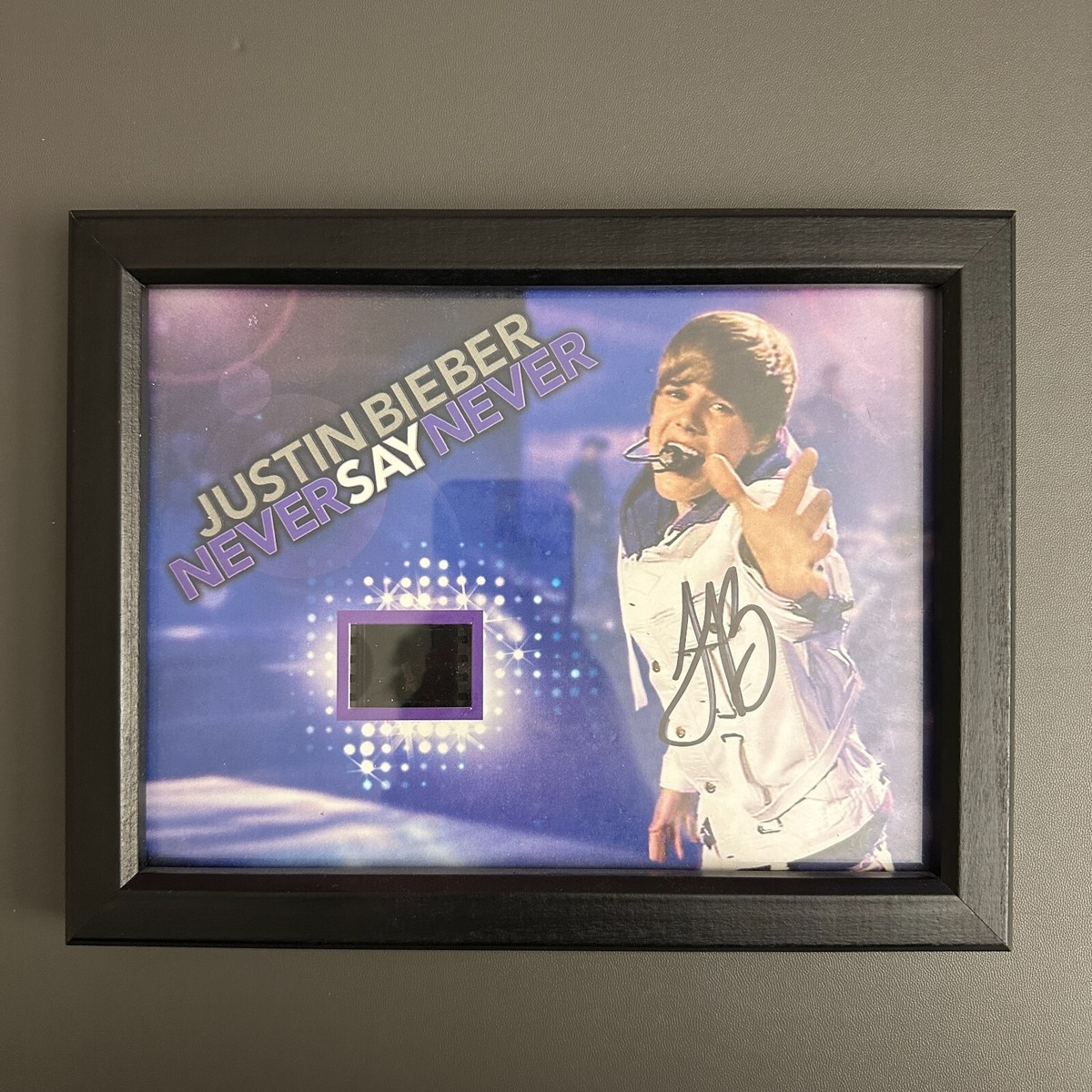 justin bieber サイン入り写真 Justin Bieber Autographed 3 x 5 Card | eBay