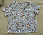 Posh Peanut Women's Springtime Blue Hello Kitty Bamboo Tee Large