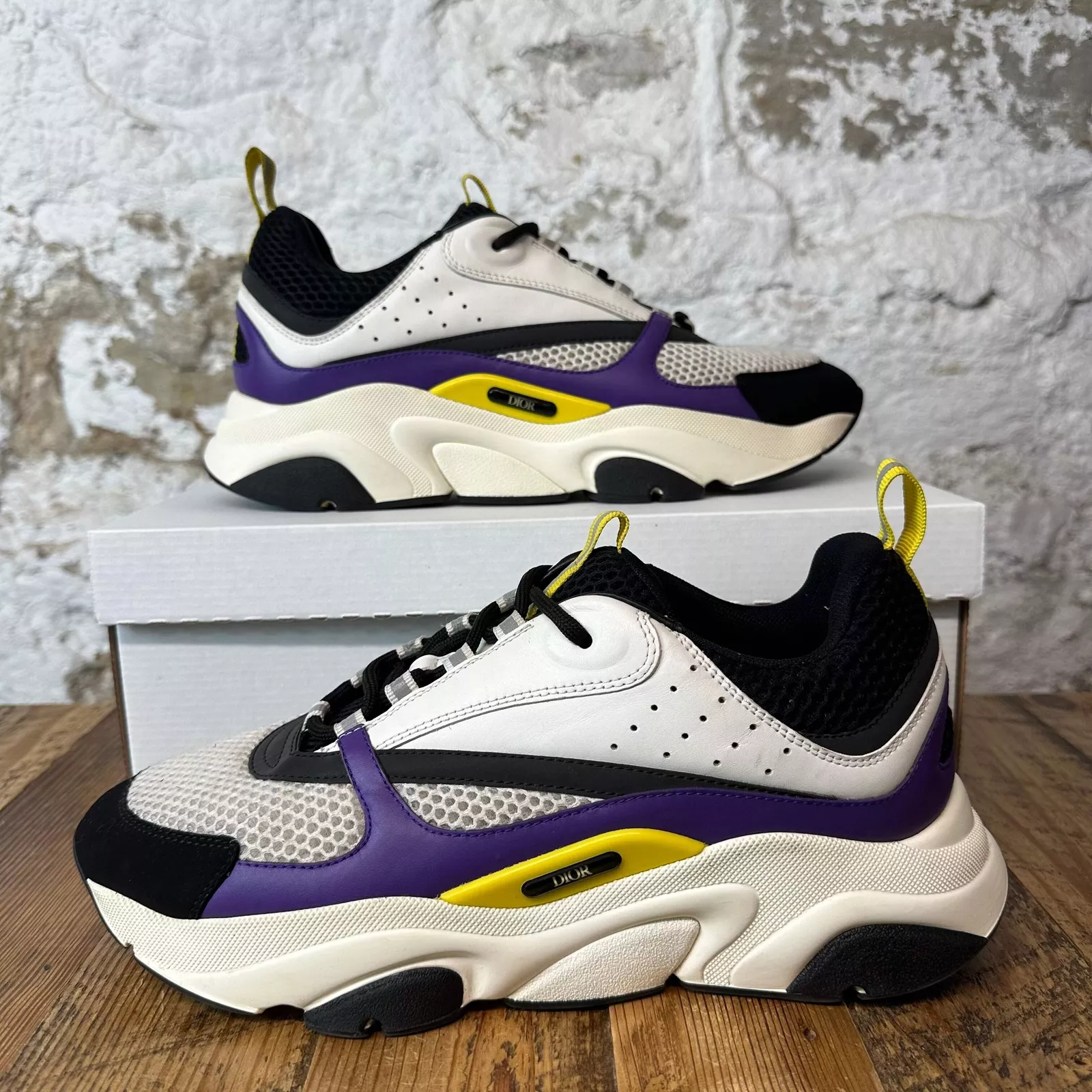 Dior B22 blanc noir violet taille 10 (43) sans boîte