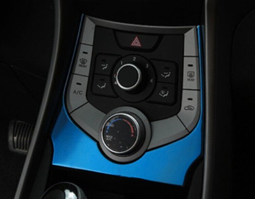 For Hyundai Elantra 2011-13 Blue Titanium Console AC Switch Control Panel Trim - Picture 5 of 20