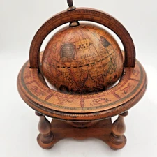 Tabletop Old World Astrology Zodiac Globe Italy - Vintage
