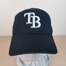 TAMPA BAY RAYS YOUTH ADJUSTABLE STRAPBACK BASEBALL HAT/CAP, BLUE, SPORTS/MLB