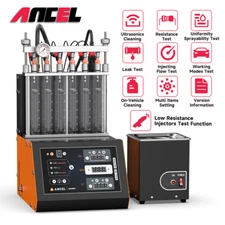 ANCEL ANJ600 Fuel Injector Cleaner Tester Ultrasonic Injector Cleaning Machine