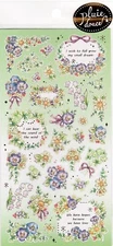 Mind Wave Rare Pluie Douce Gentle Rain Flowers Sticker Sheet