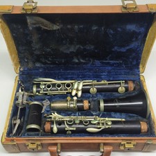 1940s-50s D Noblet SPESIAL Wood Clarinet 7693 Vandoren Mouthpiece Orig Case