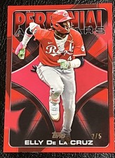 Elly De La Cruz Perennial Red Color match  /5 2026 Topps Celebration Series 1