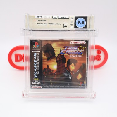 PS1 PlayStation 1 TIME CRISIS JAPANESE VERSION! - WATA GRADED 9.8 A+ NEW Sealed!