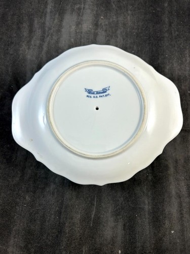 Blue Danube Japón Grupo de tazón de verduras dividido ovalado y bote de salsa con placa base - Imagen 7 de 14