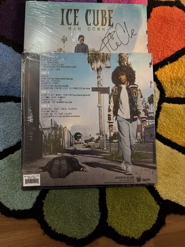 ICE CUBE MAN DOWN 2024 Signed 1st Pressing 2 LP - Picture 3 of 7