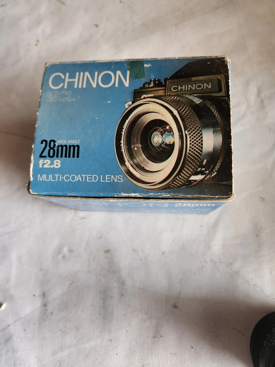 【実写確認済整備品】チノンCH-7GM／オートチノンMC28mmf2.8付 実写確認整備品】チノンCH-7／オートチノンMC28mmf2.8簡易マクロ付