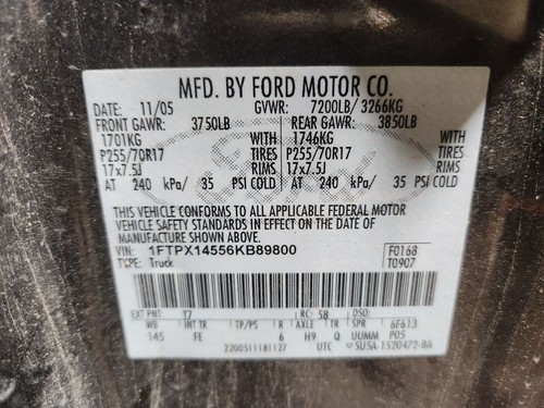 Temperature Control With AC Fits 04-08 FORD F150 PICKUP 1255315 - Picture 3 of 12
