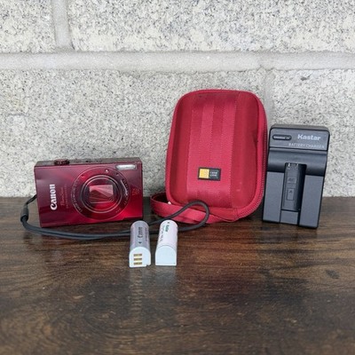Canon IXUS 500 HS IXY 3 PowerShot ELPH 520 HS 10.1MP 12x Zoom Camera Red